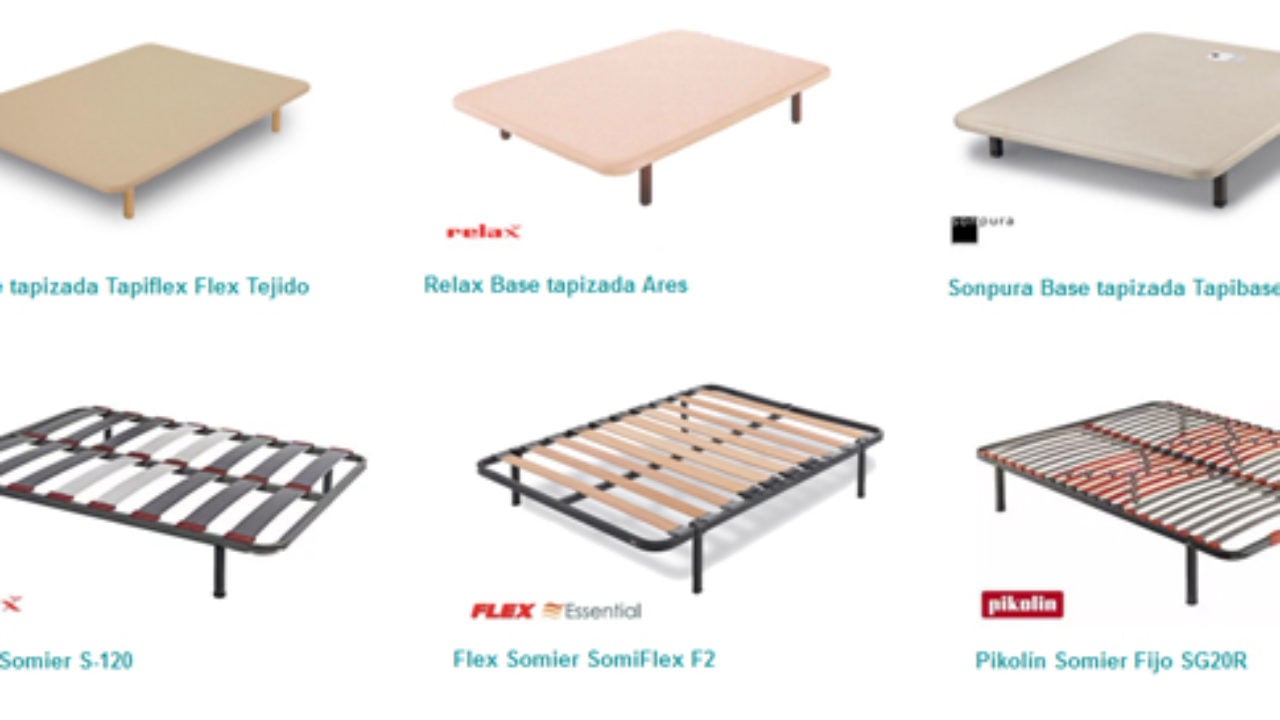 Qué es mejor base tapizada o un somier láminas?