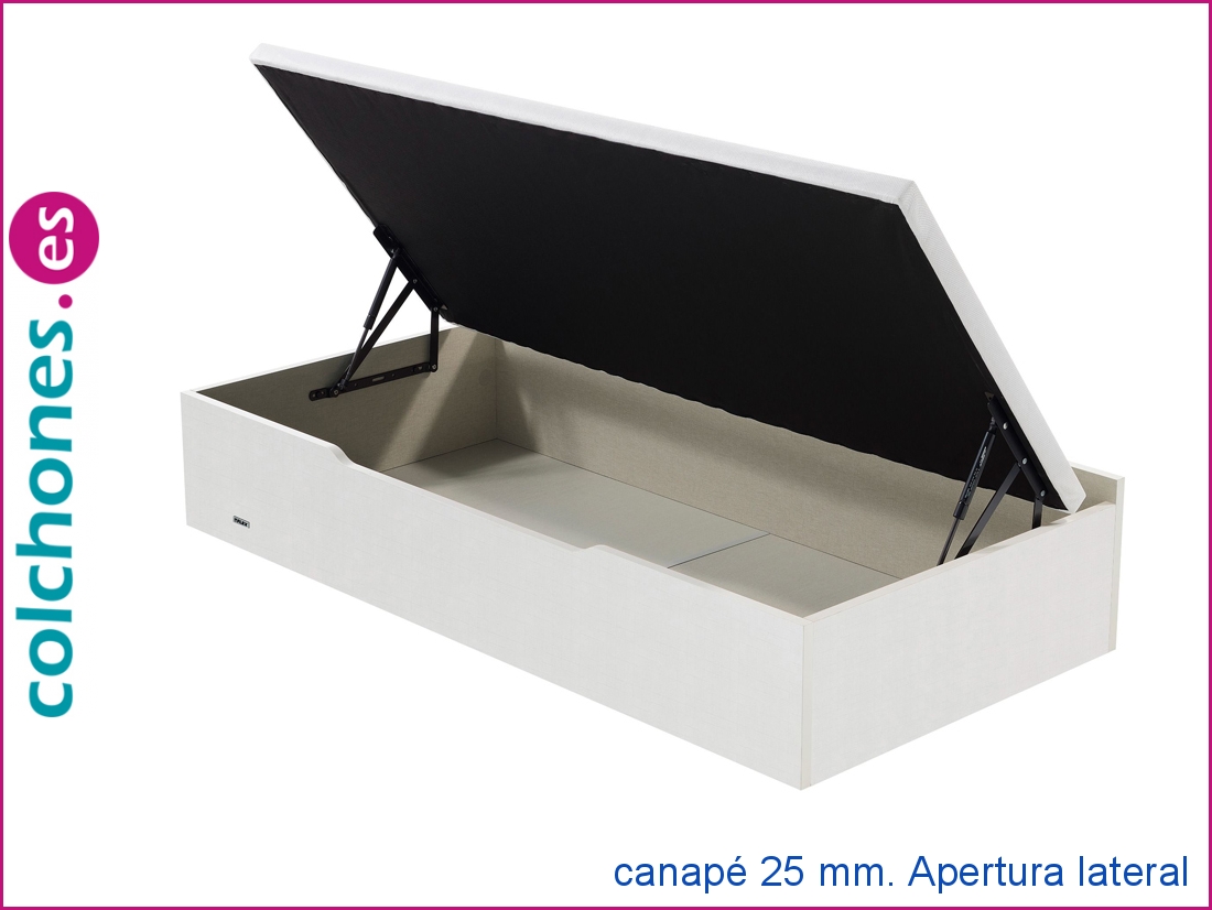 Canap&eacute; abatible madera 25 mm. con apertura lateral