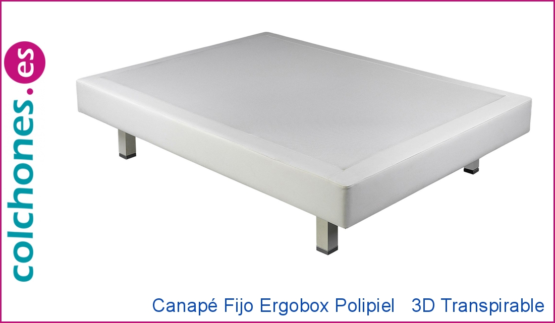Canapé Ergobox Polipiel + 3D de Pikolin