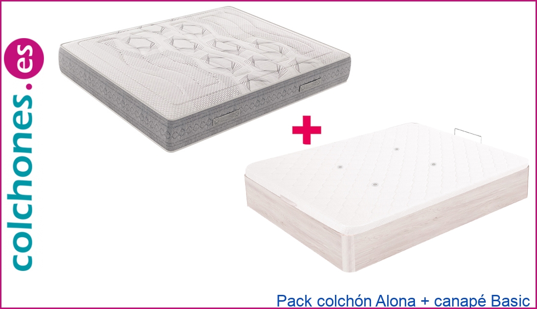 colch&oacute;n Alona y canap&eacute; Basic de Colchones.es