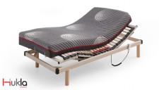 colchón ergo-Hybrid Hukla y somier articulado Kronos-M mini
