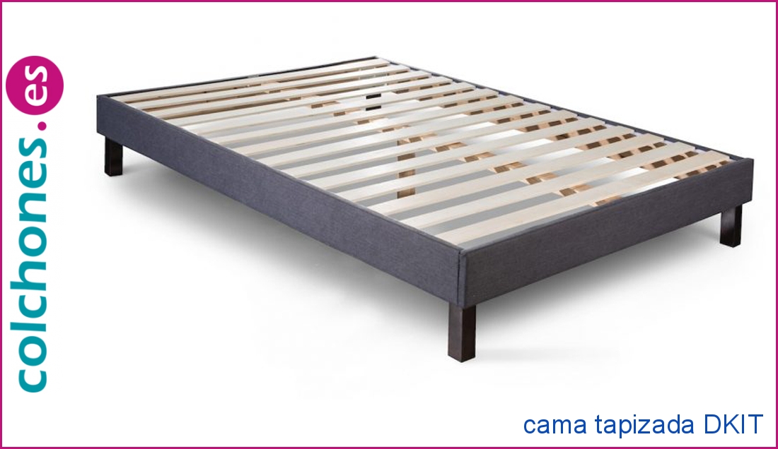base tapizada cama DKIT de Colchones.es