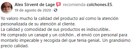 Valoración Super Star de Colchones.es