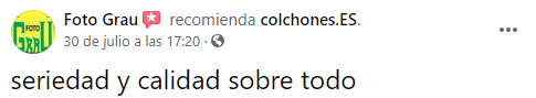 Valoración colchón Sanadú de Colchones.es