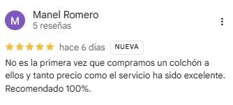 Valoración colchón Golden de Sonpura, promoción 50%