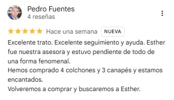 Valoración Colchón Royal de Sonpura