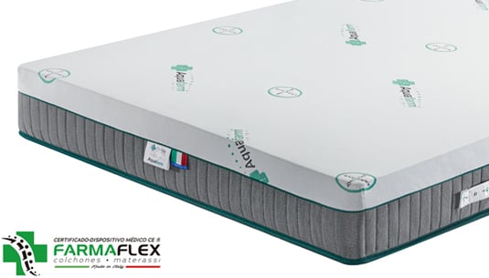 Colchón Aquafarm Aquacell de Farmaflex, antipresión corporal