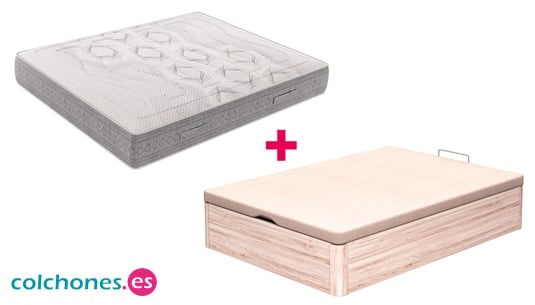 colchón Alona y canapé Basic de Colchones.es mini