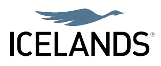 Logotipo marca Iceland