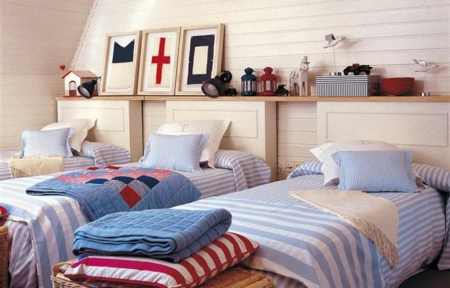 Siguiendo el estilo Navy con azules como protagonistas