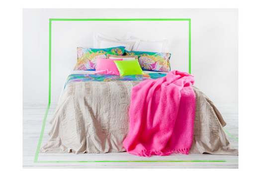 dormitorio color flúor