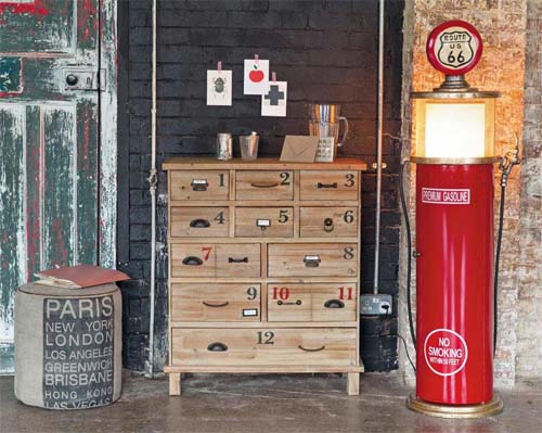 dormitorio estilo industrial 