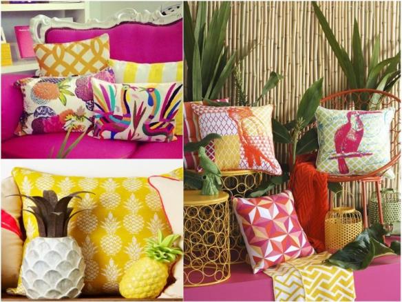 detalles de animales, frutas y la selva en el dormitorio. Fuente: http://www.expodecomagazine.com/