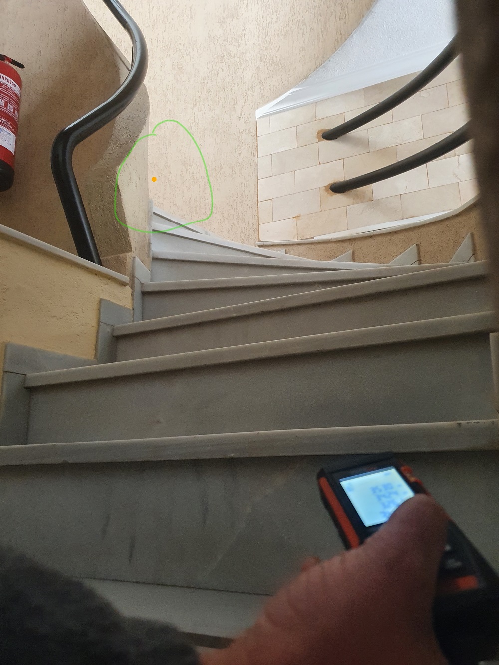 medir una escalera
